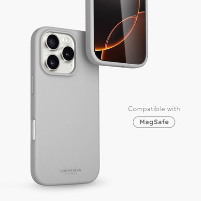 Soft Silicone Case – nachhaltige Silikonhülle mit Mikrofaser-Innenfutter und MagSafe für iPhone