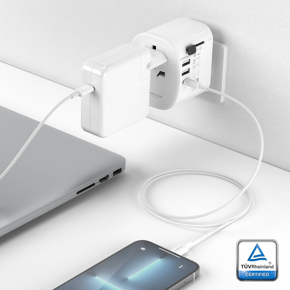 Unity One – Travel adapter for over 150 countries with USB & 2300W ...