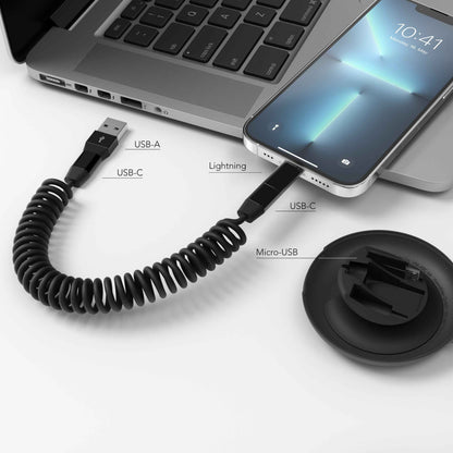 allroundo® eco – nachhaltiges All-in-One Schnellladekabel mit recycelten Materialien