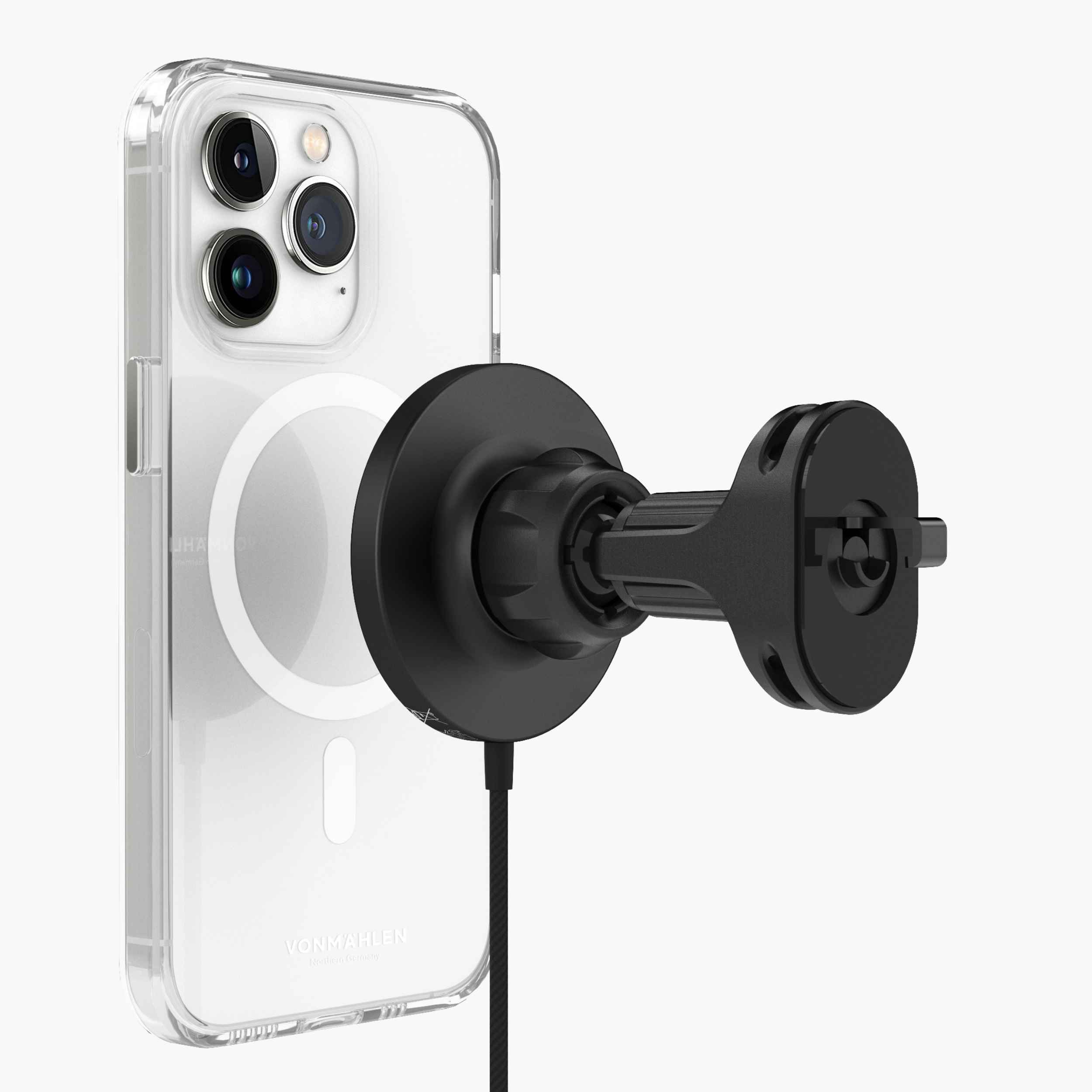 Aura Car – magnetisches Wireless Charging Pad fürs Auto mit Lüftungshalterung & MagSafe-Kompatibilität