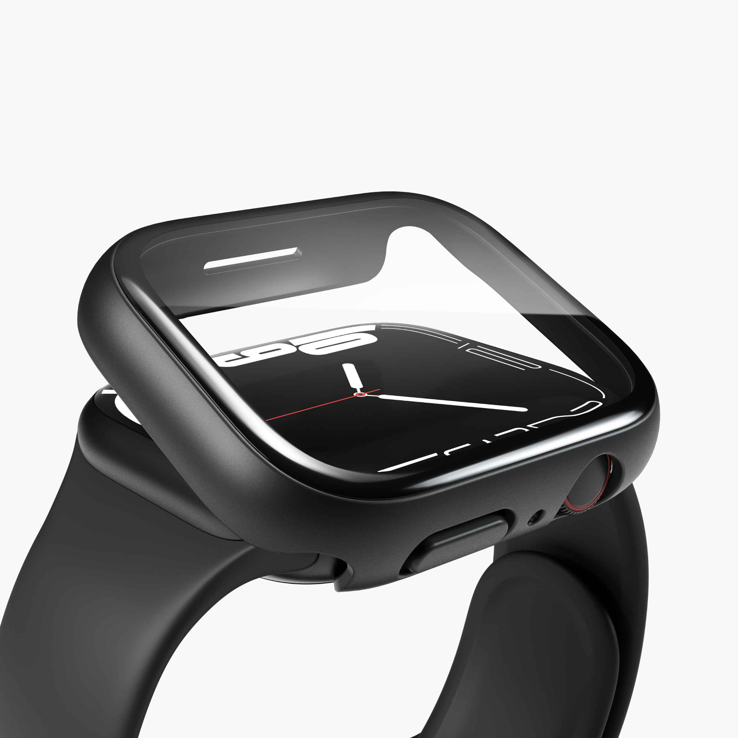 Thin Case – ultradünne Apple Watch-Hülle mit gehärtetem Glas und wasserdichtem Design