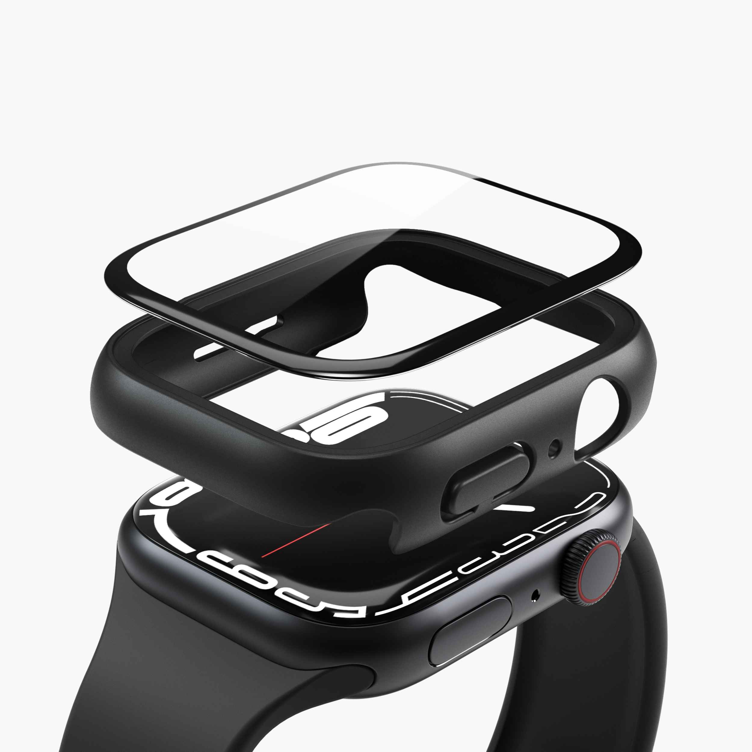 Thin Case – ultradünne Apple Watch-Hülle mit gehärtetem Glas und wasserdichtem Design