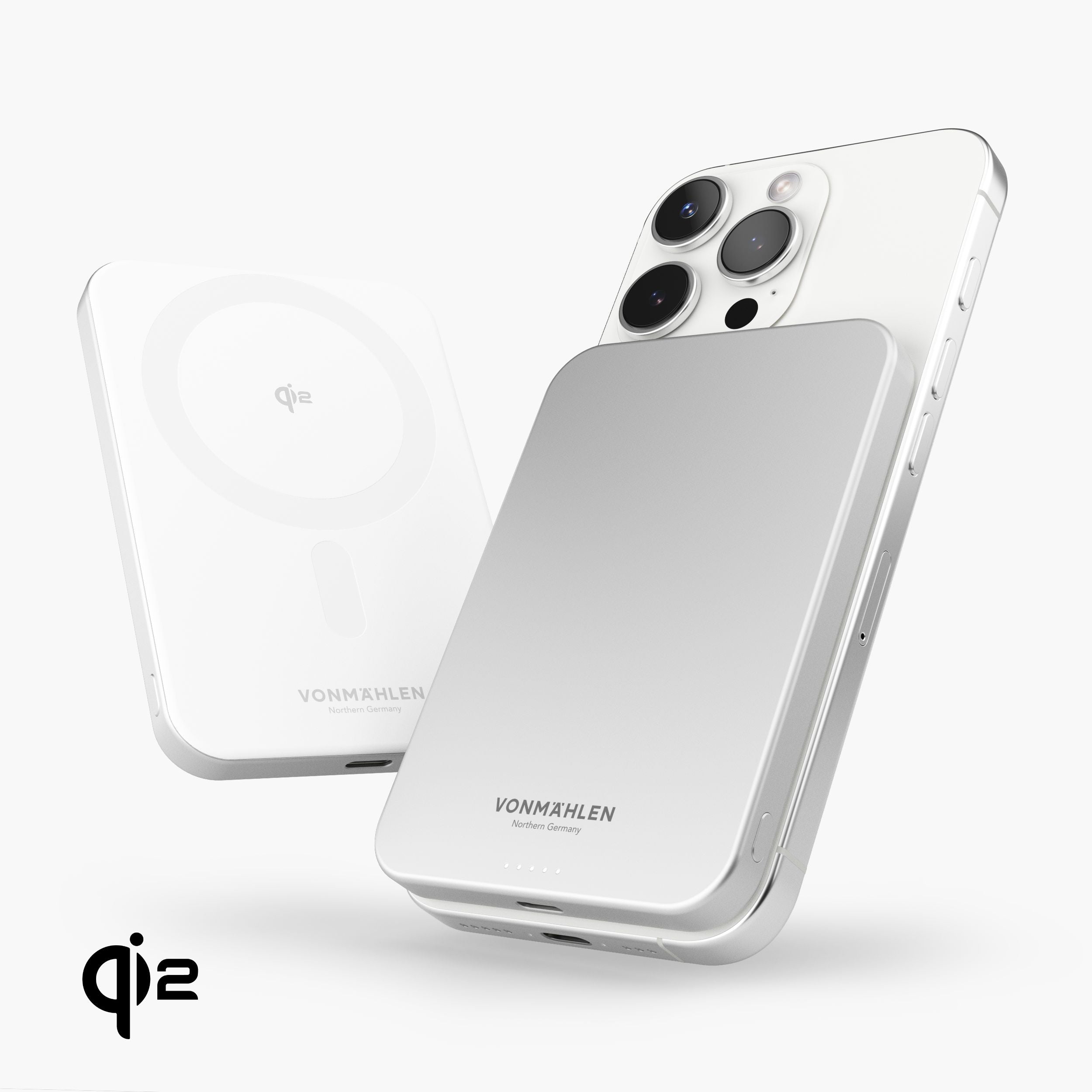 Evergreen Mag – magnetische QI2 Powerbank mit 5000 mAh aus recyceltem Material