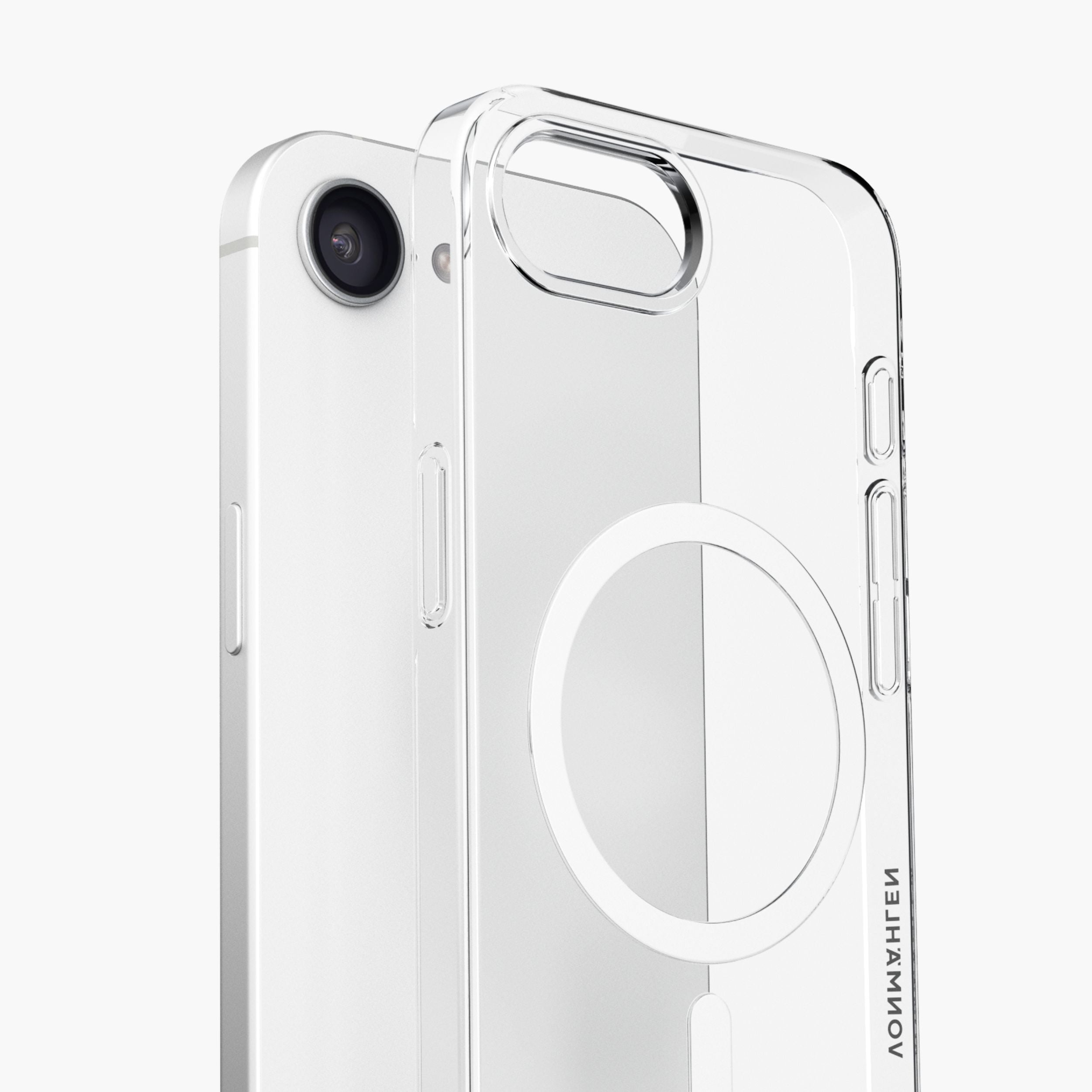 Transparent Case Pro – transparente iPhone-Hülle mit gehärtetem Glas & MagSafe