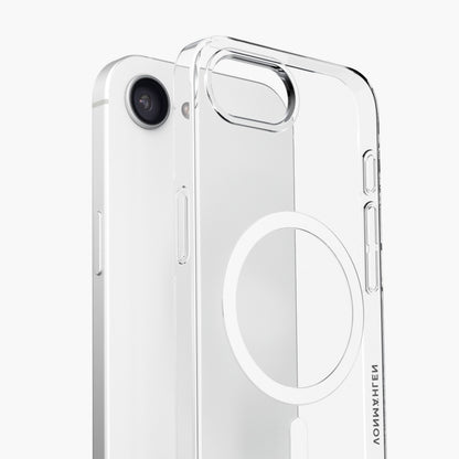 Transparent Case Pro – transparente iPhone-Hülle mit gehärtetem Glas & MagSafe