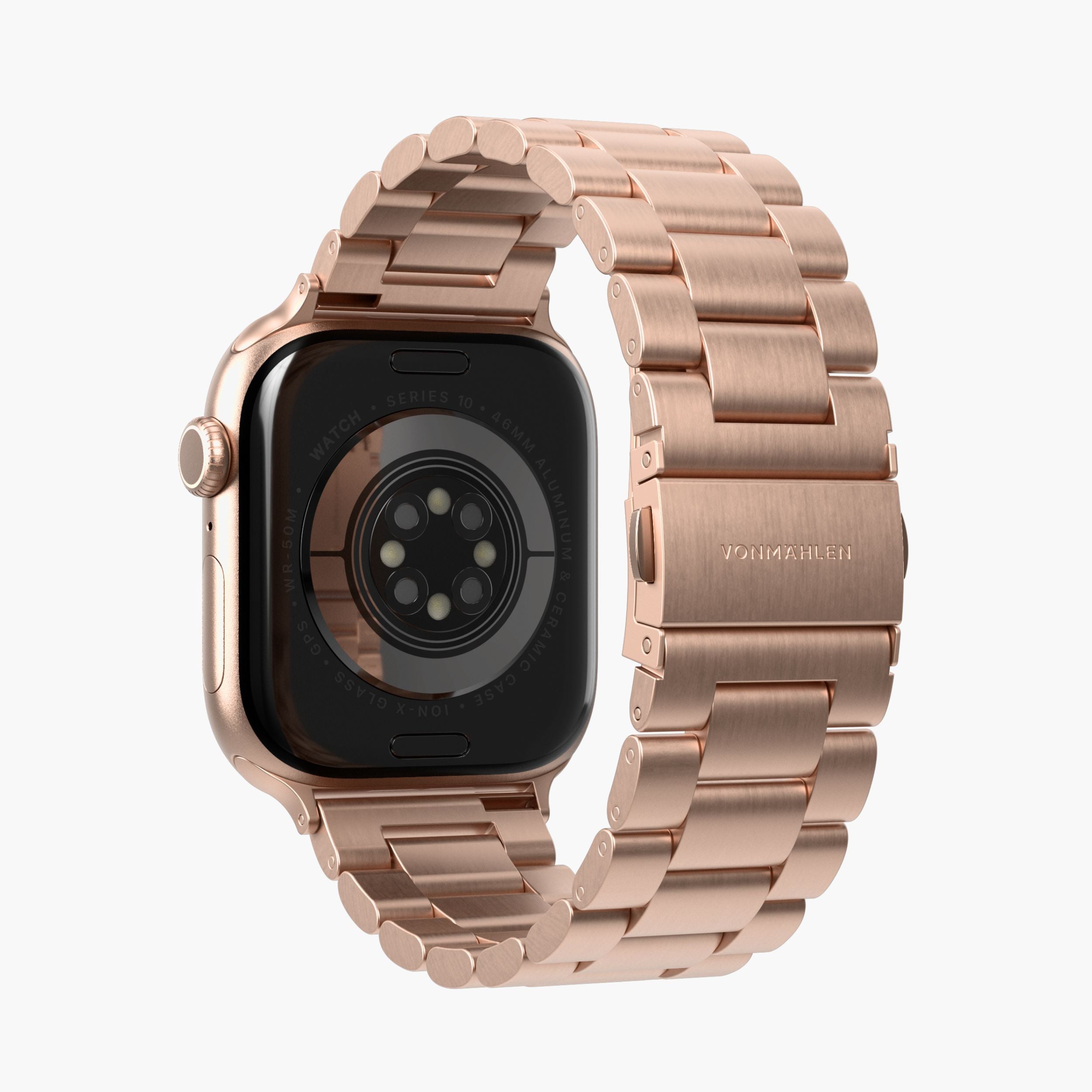 Hochwertige Butterfly-Faltschließe aus Edelstahl – Detailansicht