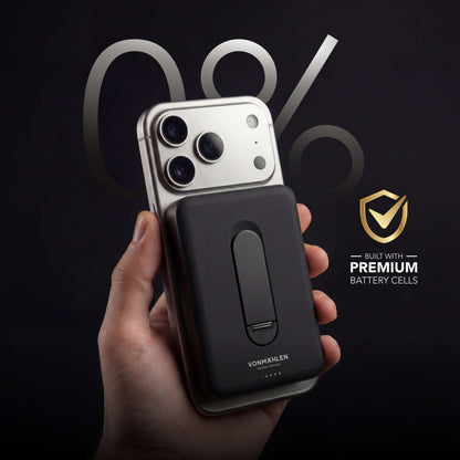 MagSafe Powerbank Evergreen Mag 10000 mit Kickstand für iPhone
