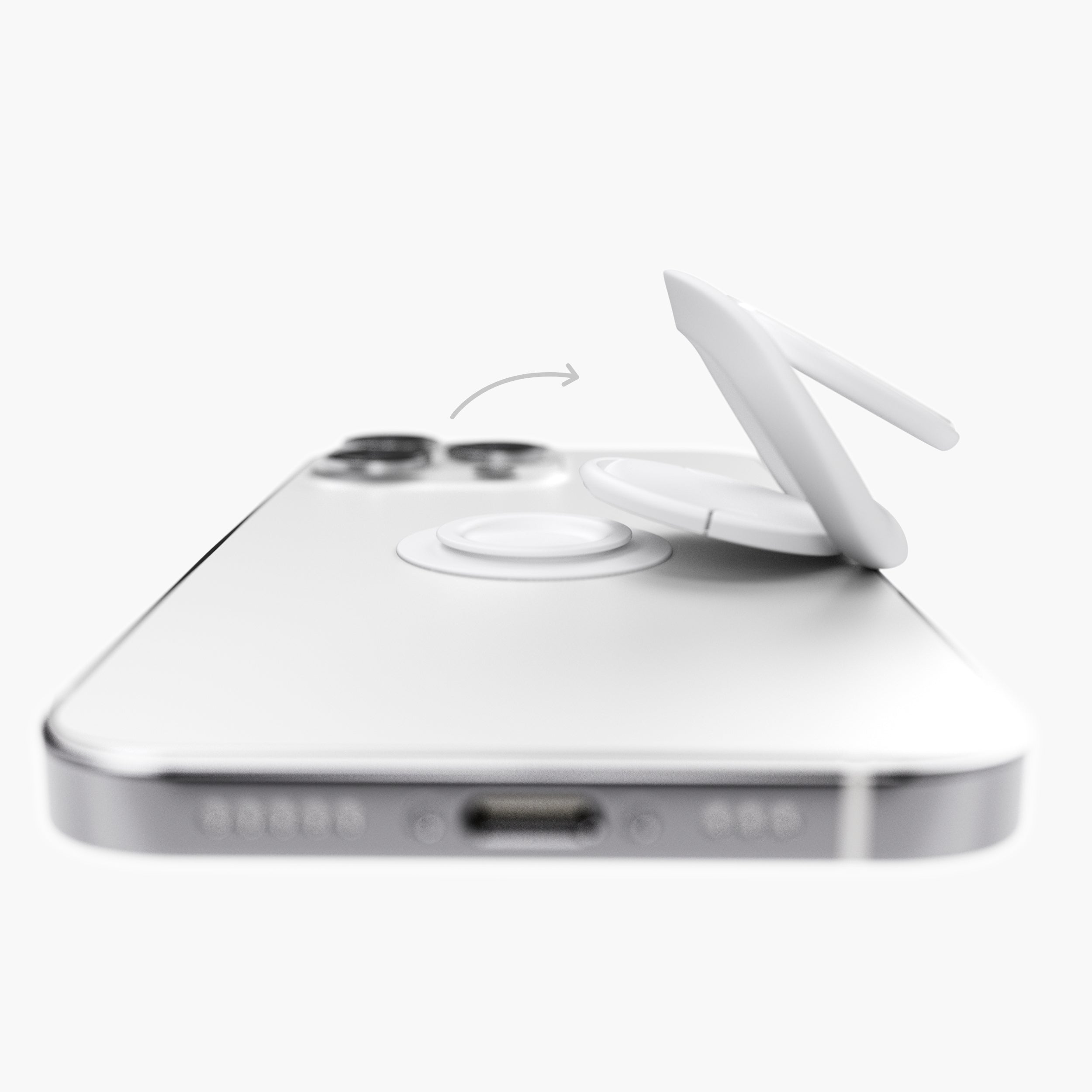 Backflip® Signature – hochwertiger Smartphone-Fingerring mit Stativfunktion und magnetischem Dot