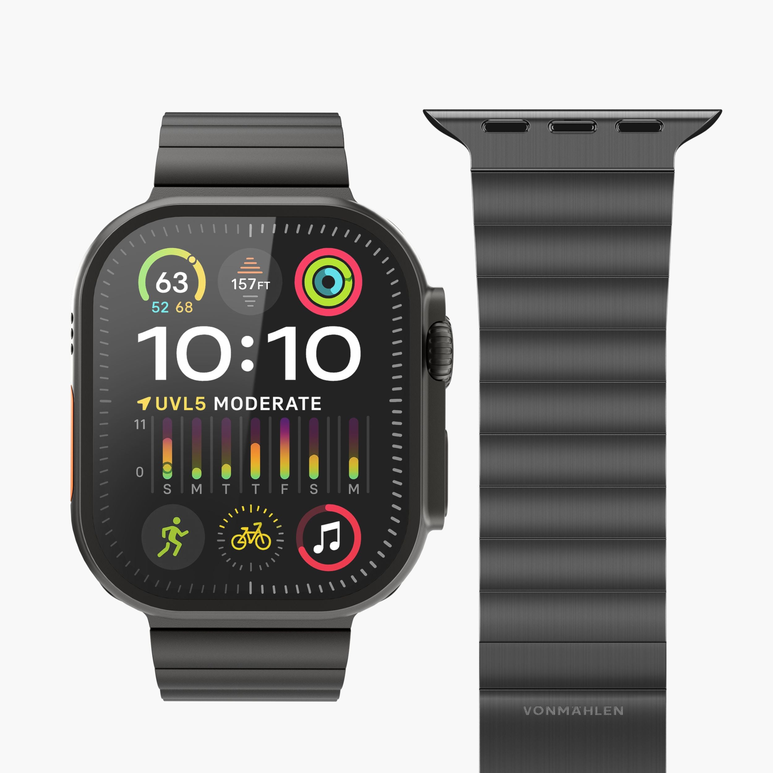 Link Bracelet Pro aus Titan – mattes Finish & minimalistisches Design