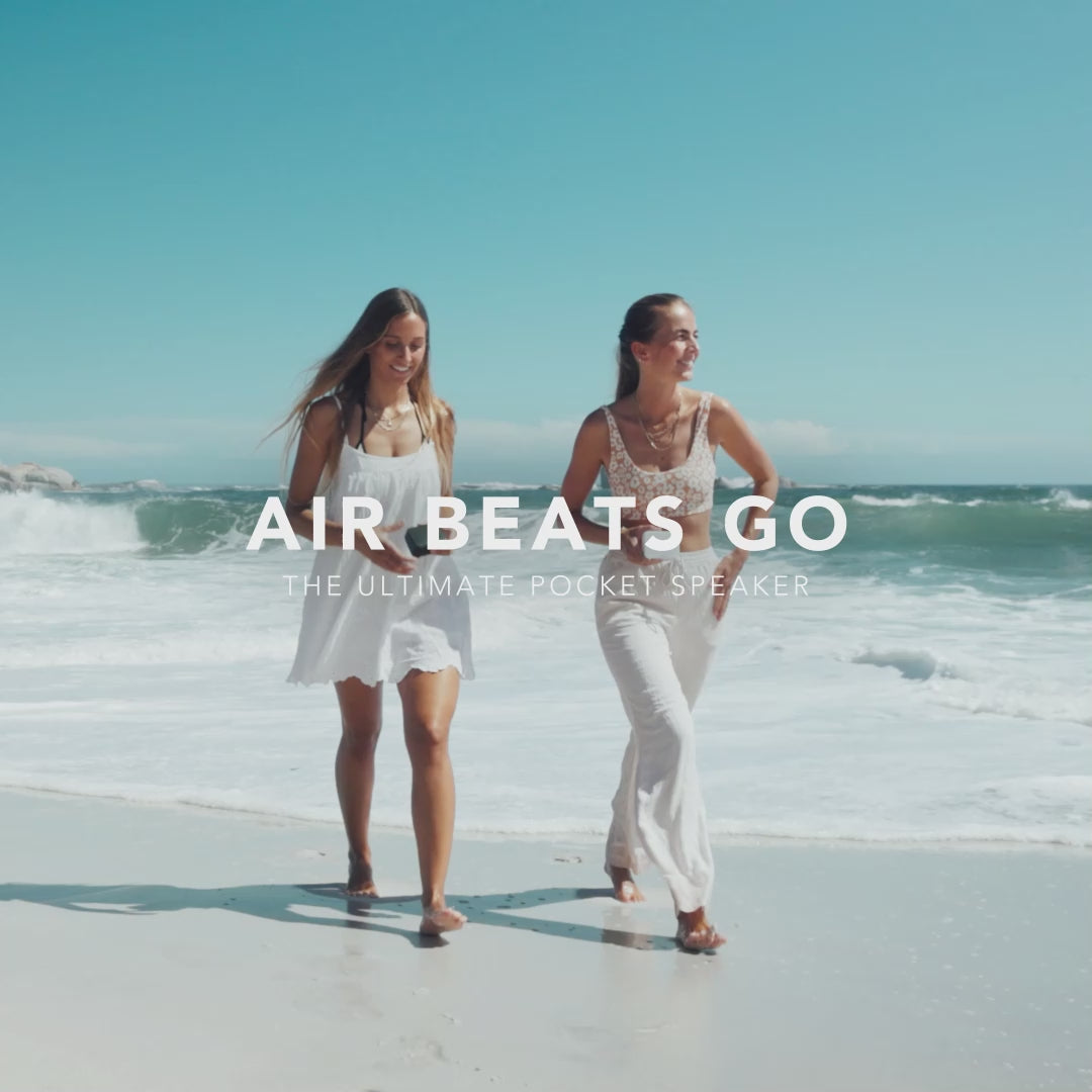 Air Beats Go – wasserdichter Bluetooth Pocket-Speaker mit Bass Boost und Sprachsteuerung